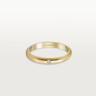 Aliança de casamento 1895 – Ouro amarelo, diamante – Cartier