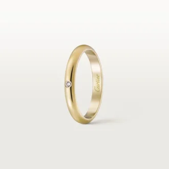 Aliança de casamento 1895 – Ouro amarelo, diamante – Cartier