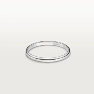 Aliança de casamento 1895 – Platina – Cartier