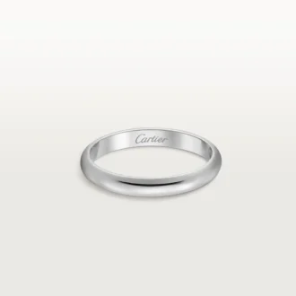 Aliança de casamento 1895 – Platina – Cartier