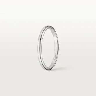 Aliança de casamento 1895 – Platina – Cartier