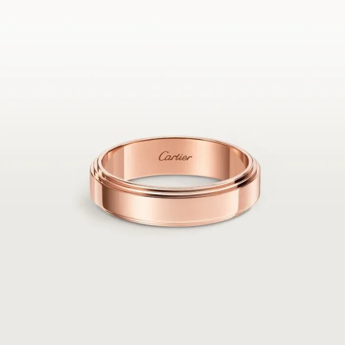 Aliança de casamento Cartier D’amour, 5 mm de largura
