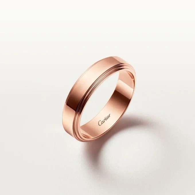 Aliança de casamento Cartier D’amour, 5 mm de largura