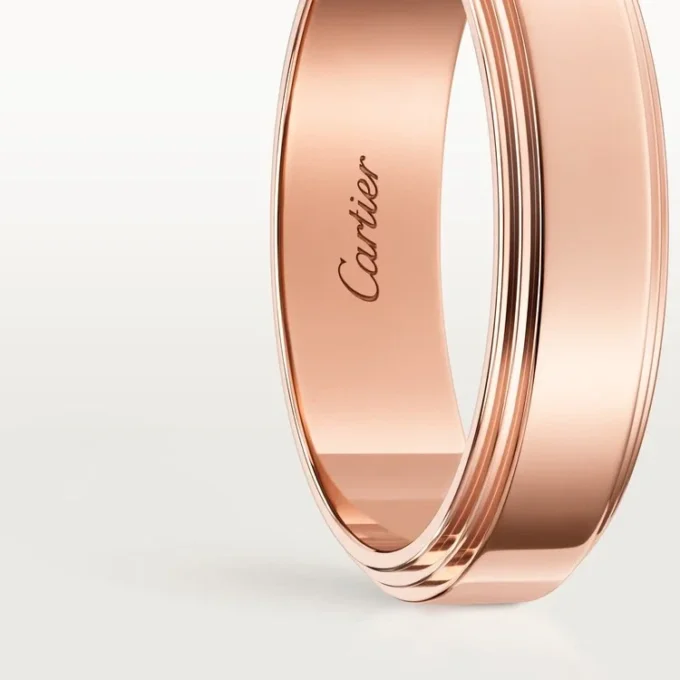 Aliança de casamento Cartier D’amour, 5 mm de largura