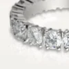 Aliança de casamento Cartier Destinee, 4,1 mm de largura, pavé