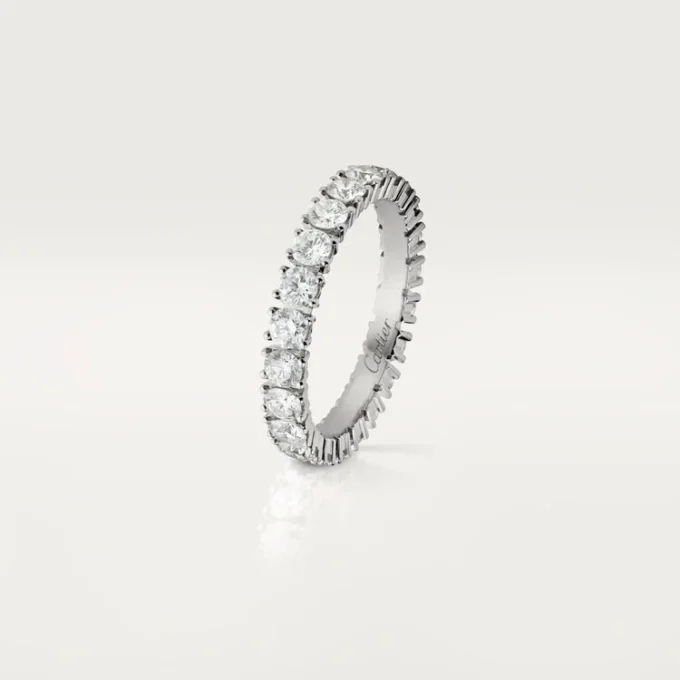 Aliança de casamento Cartier Destinee – Platina, diamantes – Cartier
