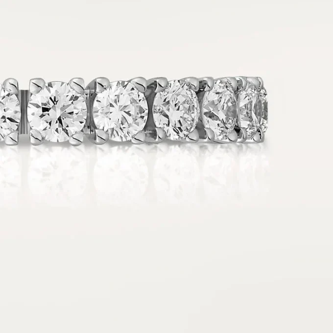 Aliança de casamento Cartier Destinee – Platina, diamantes – Cartier