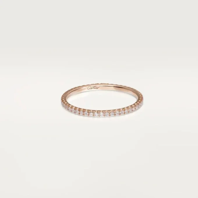Aliança de casamento Etincelle De Cartier, 1,5 mm de largura, pavé