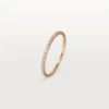 Aliança de casamento Etincelle De Cartier, 1,5 mm de largura, pavé