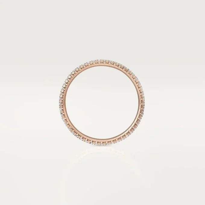 Aliança de casamento Etincelle De Cartier, 1,5 mm de largura, pavé