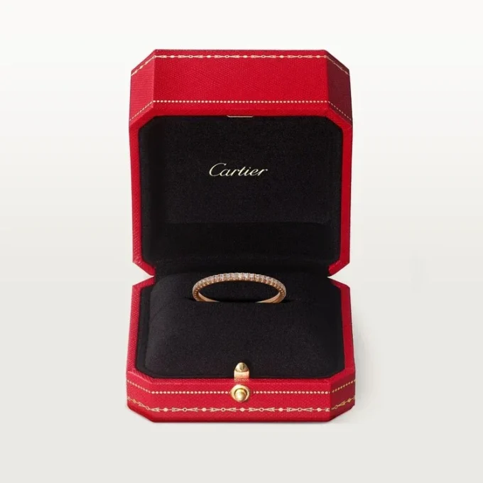 Aliança de casamento Etincelle De Cartier, 1,5 mm de largura, pavé