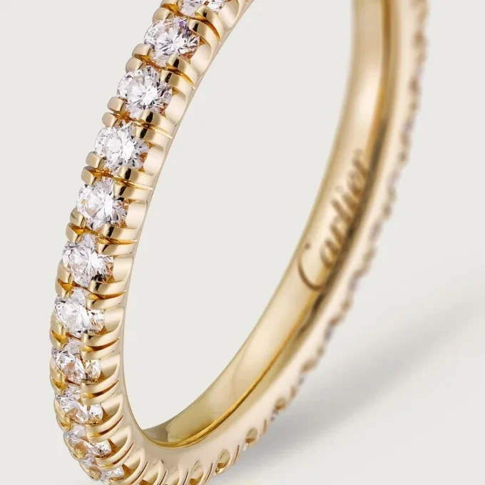 Aliança de casamento Etincelle De Cartier – Ouro amarelo, diamantes – Cartier