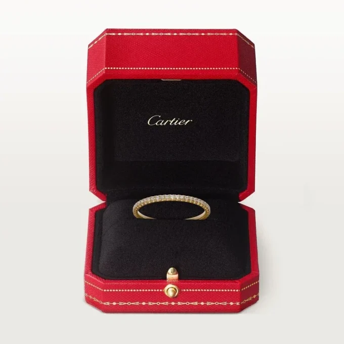 Aliança de casamento Etincelle De Cartier – Ouro amarelo, diamantes – Cartier