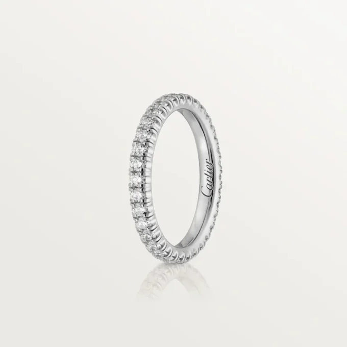 Aliança de casamento Etincelle De Cartier – Ouro branco, diamantes – Cartier
