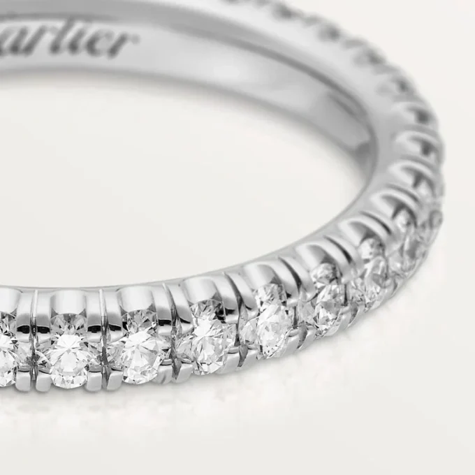 Aliança de casamento Etincelle De Cartier – Ouro branco, diamantes – Cartier
