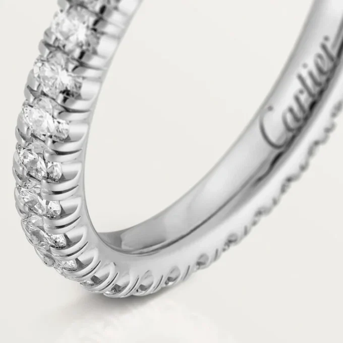 Aliança de casamento Etincelle De Cartier – Ouro branco, diamantes – Cartier