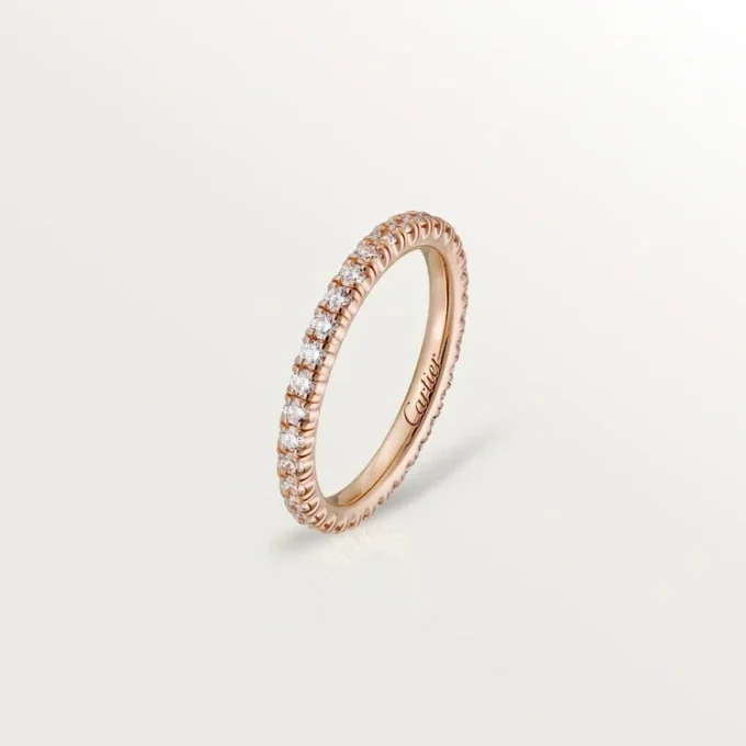 Aliança de casamento Etincelle De Cartier – Ouro rosa, diamantes – Cartier