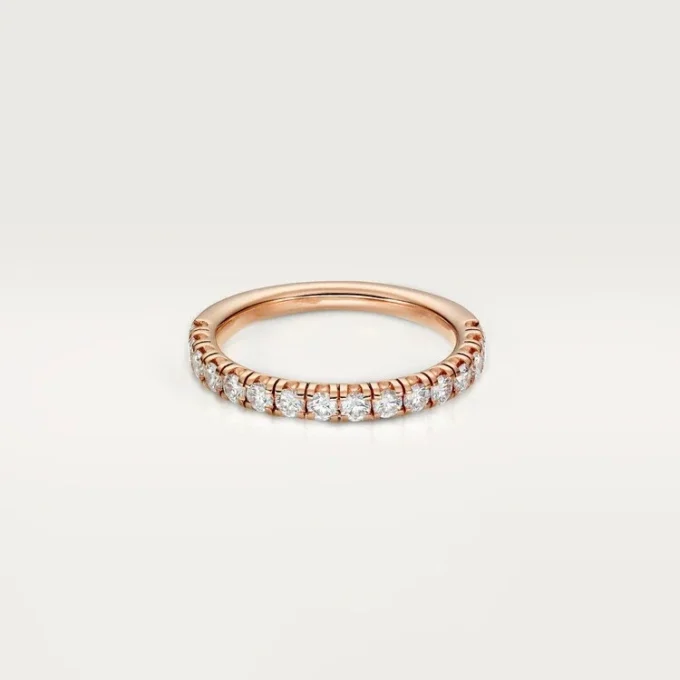 Aliança de casamento Etincelle De Cartier – Ouro rosa, diamantes – Cartier