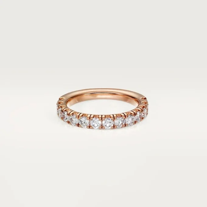 Aliança de casamento Etincelle De Cartier – Ouro rosa, diamantes – Cartier