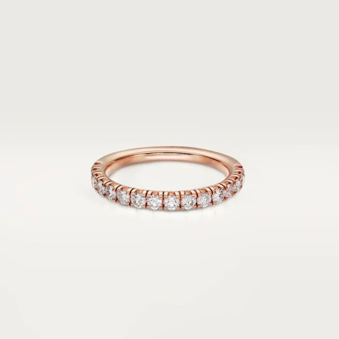 Aliança de casamento Etincelle De Cartier – Ouro rosa, diamantes – Cartier