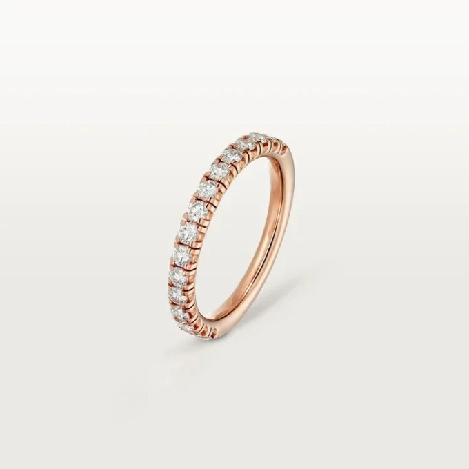Aliança de casamento Etincelle De Cartier – Ouro rosa, diamantes – Cartier