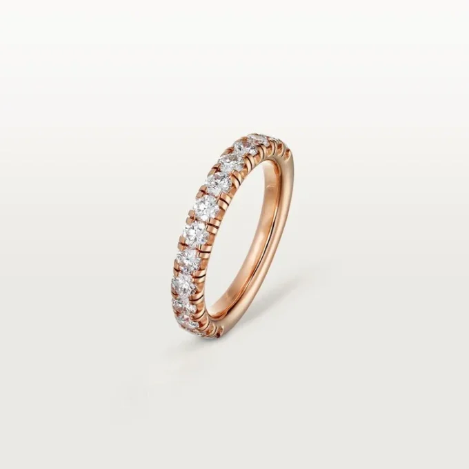 Aliança de casamento Etincelle De Cartier – Ouro rosa, diamantes – Cartier