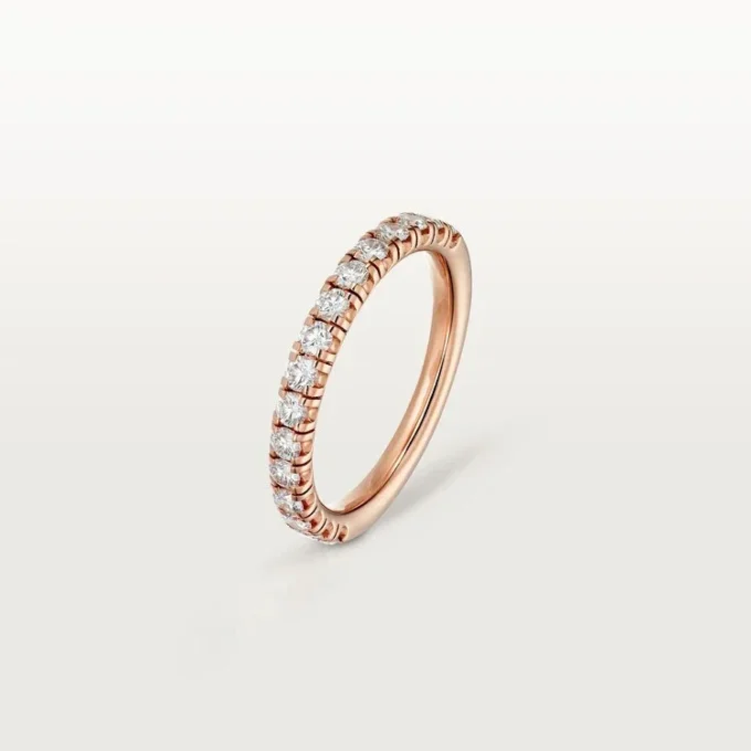 Aliança de casamento Etincelle De Cartier – Ouro rosa, diamantes – Cartier