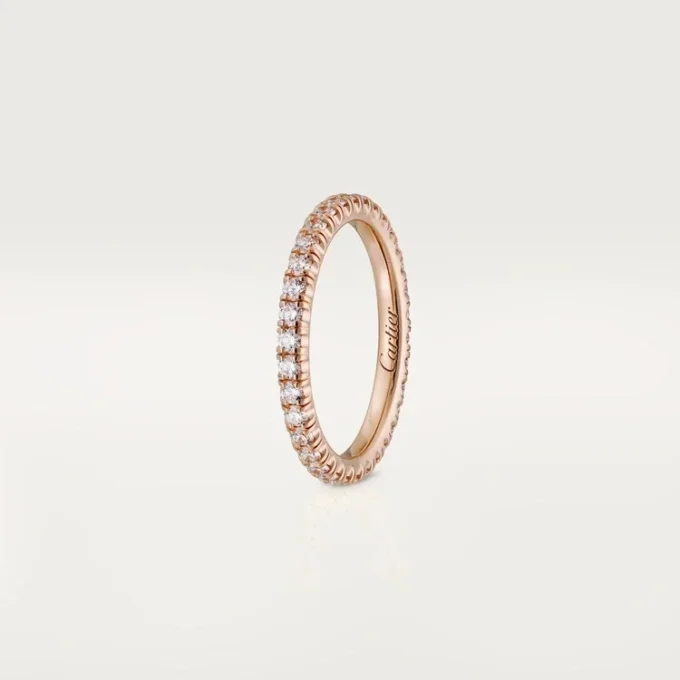 Aliança de casamento Etincelle De Cartier – Ouro rosa, diamantes – Cartier