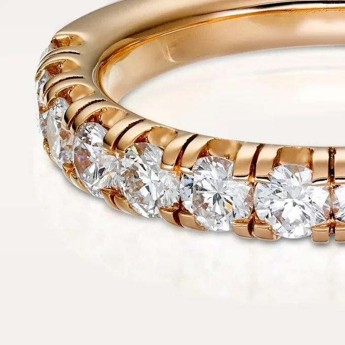 Aliança de casamento Etincelle De Cartier – Ouro rosa, diamantes – Cartier