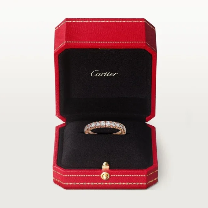 Aliança de casamento Etincelle De Cartier – Ouro rosa, diamantes – Cartier