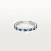 Aliança de casamento Etincelle De Cartier – Platina, safiras, diamantes – Cartier