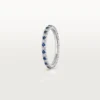 Aliança de casamento Etincelle De Cartier – Platina, safiras, diamantes – Cartier