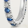 Aliança de casamento Etincelle De Cartier – Platina, safiras, diamantes – Cartier