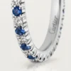 Aliança de casamento Etincelle De Cartier – Platina, safiras, diamantes – Cartier