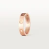 Aliança de casamento Love, 1 diamante – Ouro rosa, Diamante – Cartier