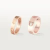Aliança de casamento Love, 1 diamante – Ouro rosa, Diamante – Cartier