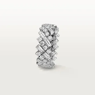Aliança de casamento Reflection De Cartier, diamantes
