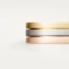 Aliança de casamento Vendome Louis Cartier – Ouro branco, ouro amarelo, ouro rosa – Cartier
