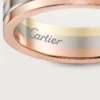 Aliança de casamento Vendome Louis Cartier – Ouro branco, ouro amarelo, ouro rosa – Cartier