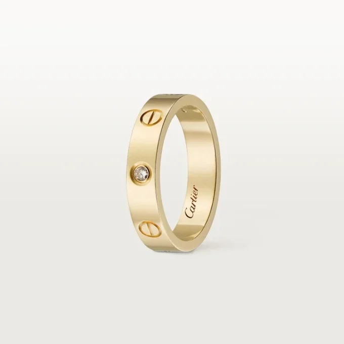 Aliança Love, 1 diamante – Ouro amarelo, Diamante – Cartier