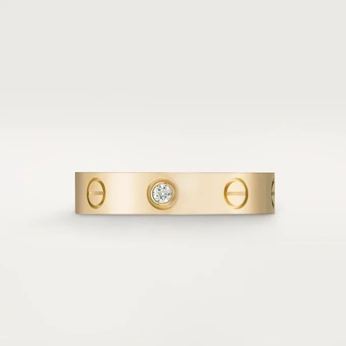 Aliança Love, 1 diamante – Ouro amarelo, Diamante – Cartier