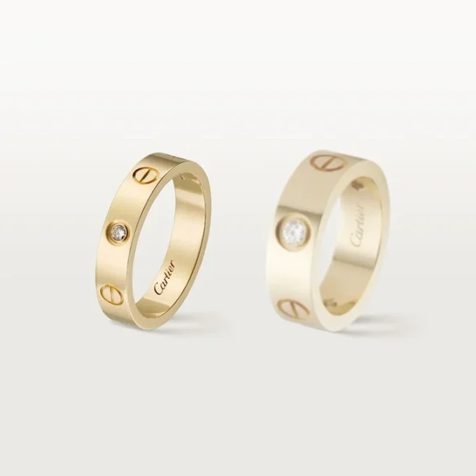 Aliança Love, 1 diamante – Ouro amarelo, Diamante – Cartier