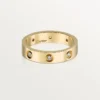 Aliança Love, 8 diamantes – Ouro amarelo, diamantes – Cartier