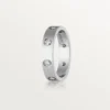 Aliança Love, 8 diamantes – Ouro branco, Diamantes – Cartier