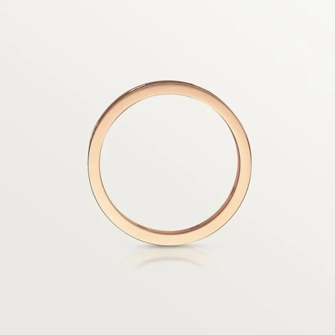 Aliança Love, 8 diamantes – Ouro rosa, diamantes – Cartier