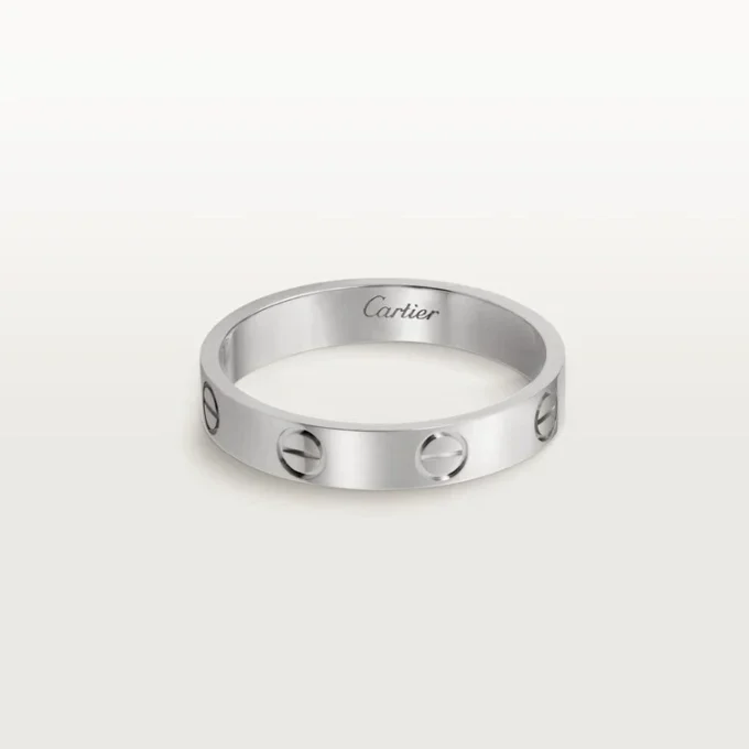 Aliança Love – Ouro Branco – Cartier