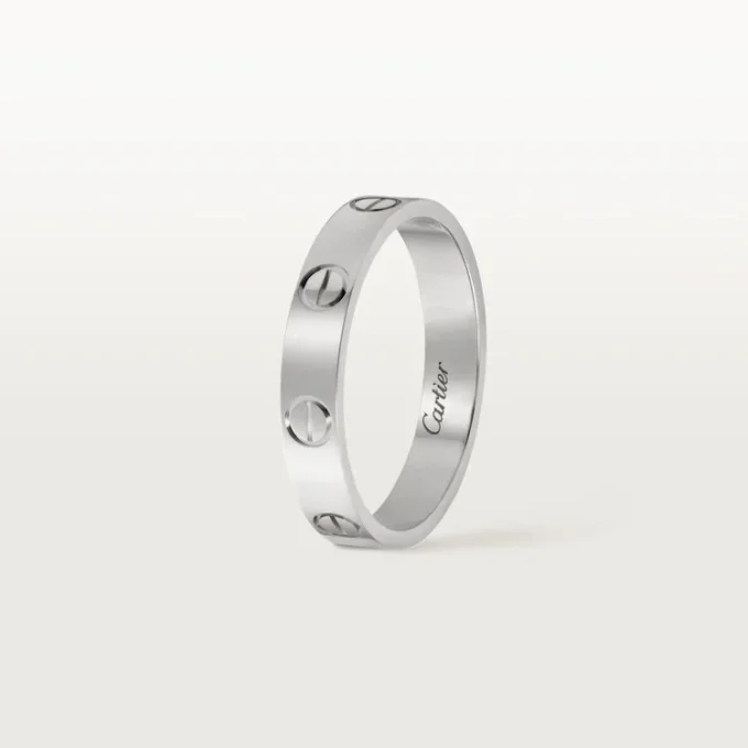 Aliança Love – Ouro Branco – Cartier