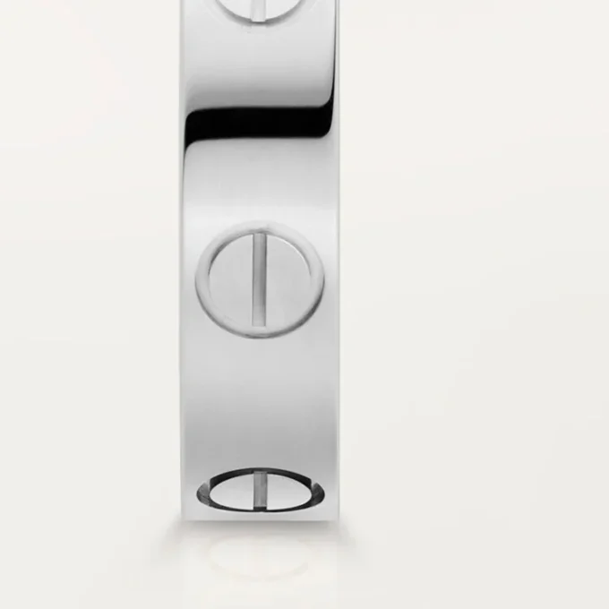 Aliança Love – Ouro Branco – Cartier