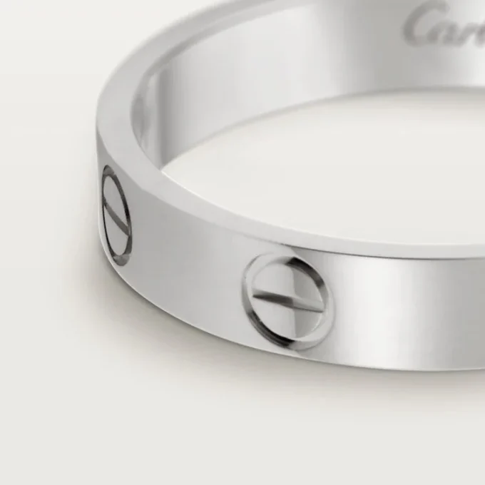 Aliança Love – Ouro Branco – Cartier