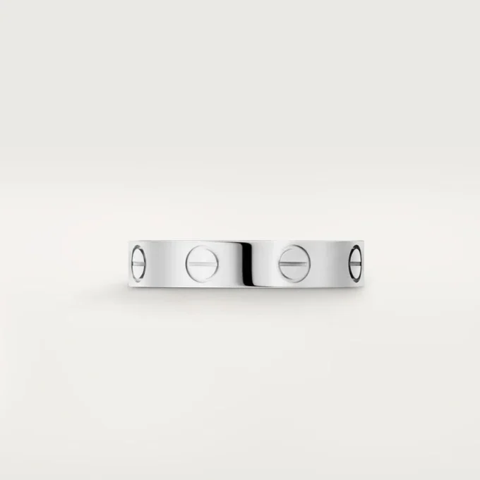 Aliança Love – Ouro Branco – Cartier